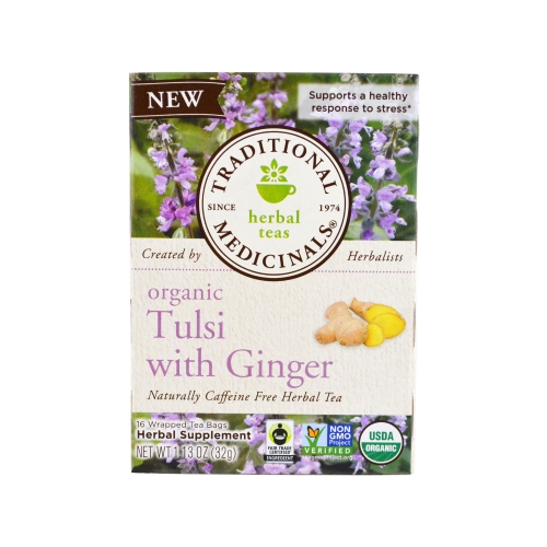 Traditional Medicinals Tulsi With Ginger 